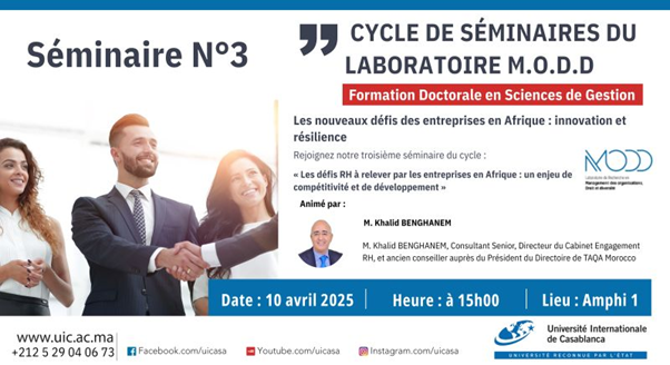 Seminaire RH en Afrique : un levier clé pour la compétitivité des entreprises