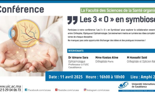 UIC – Une conférence dédiée à la complémentarité des 3 O de la santé visuelle